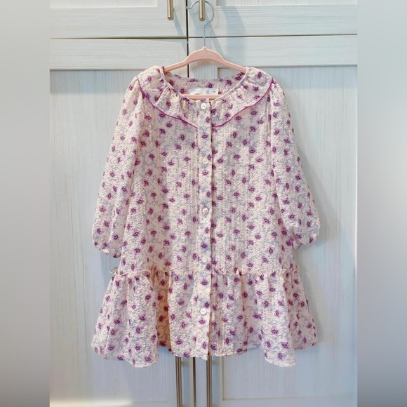 Sold Zara textured Dress - Picture 1 of 4